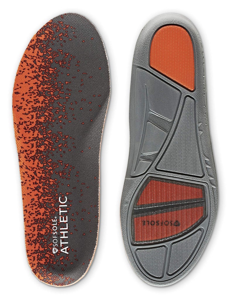 Sof Sole womens Athletic Performance Full-length Insole, Orange, 11-Aug US - Image 1